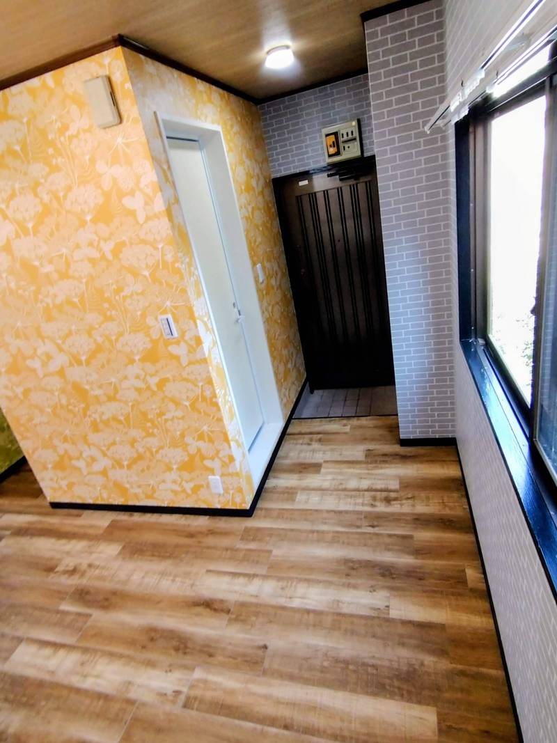 お帰りなさーいの玄関