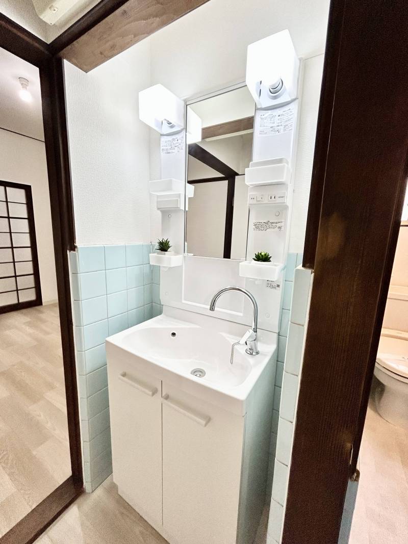 キレイな洗面台で気持ちの良い朝を。