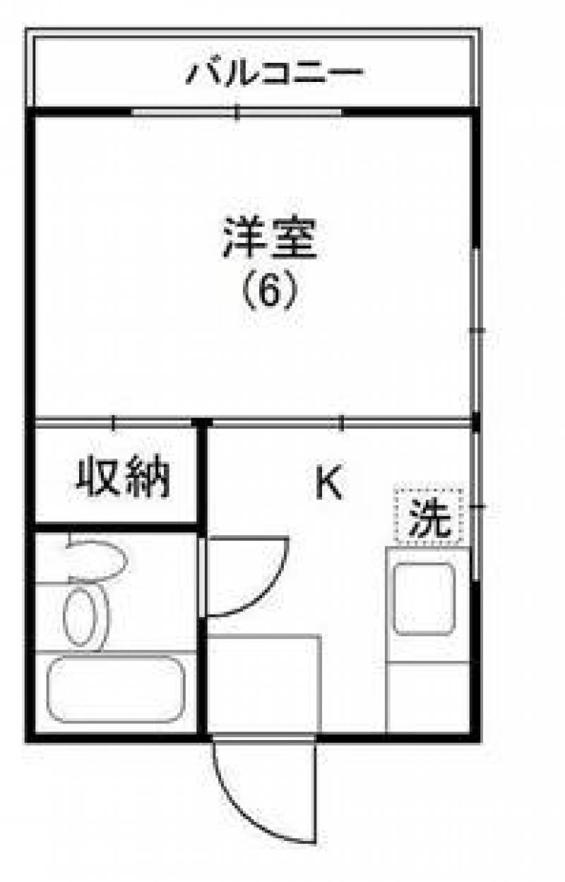 19㎡広めの１Kです
