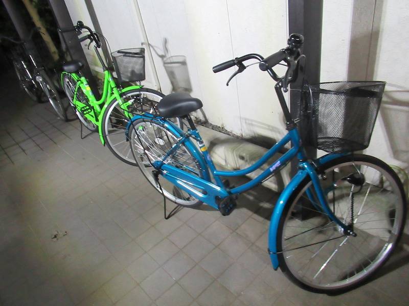 ◆入居者専用のレンタル自転車をご用意。駐輪場使用無料
