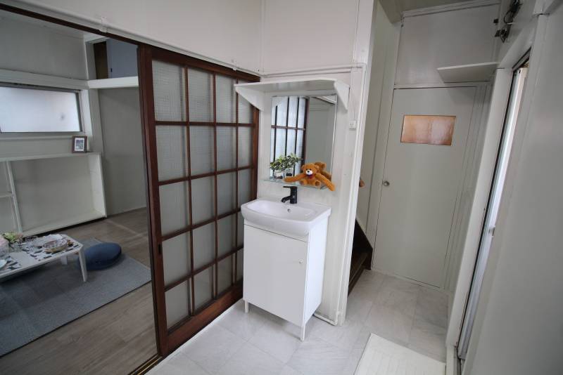 洗面台新しく、朝の気分がいいですね