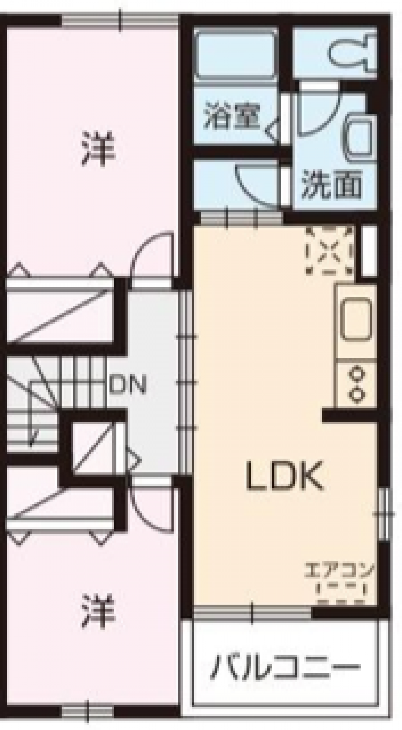 使いやすい2LDK