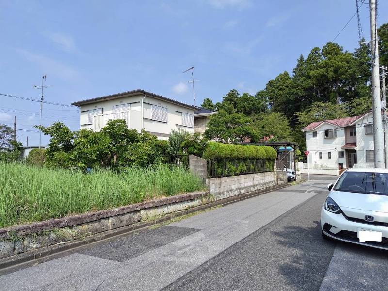 前面道路遠景