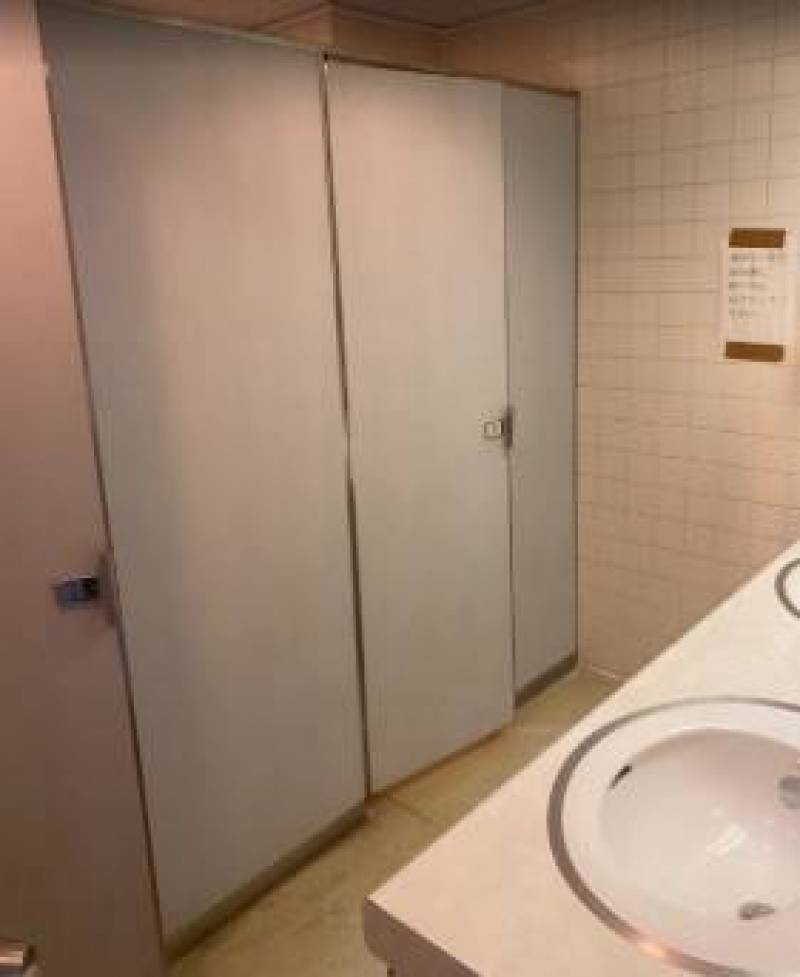 専有の男女別お手洗いあり