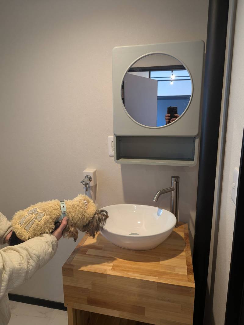 こんな洗面台は見たことないです♪