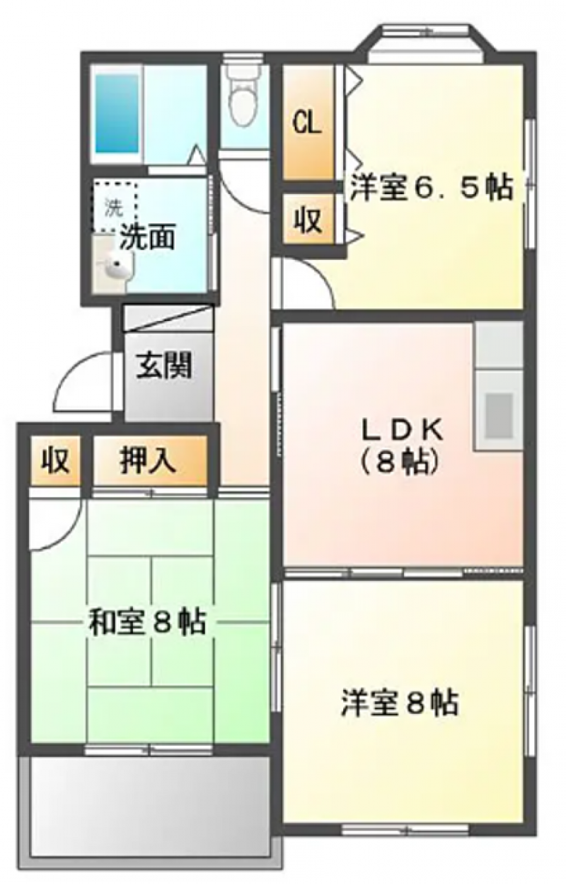 家族それぞれの時間を大切に。ゆとりの3DKで心地よい暮らし