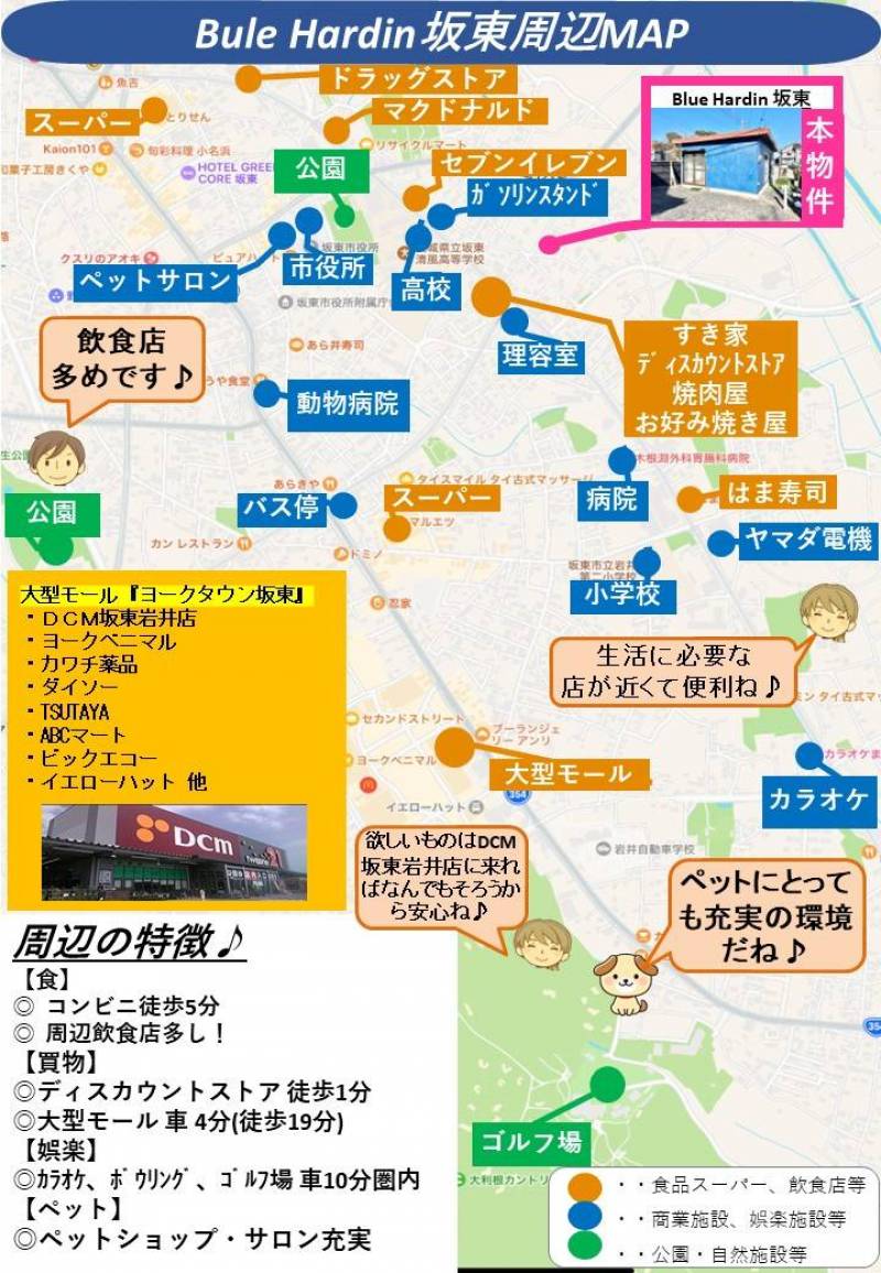 衣食住が充実してるね