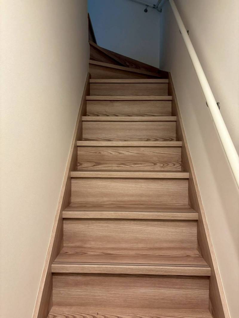 屋上テラスに上る階段♪