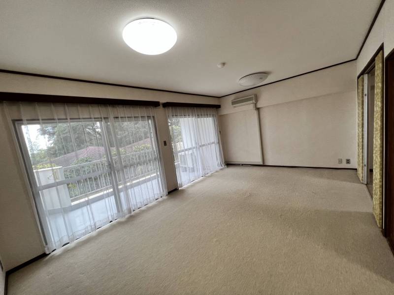 広くて自由度が高いリビングです。