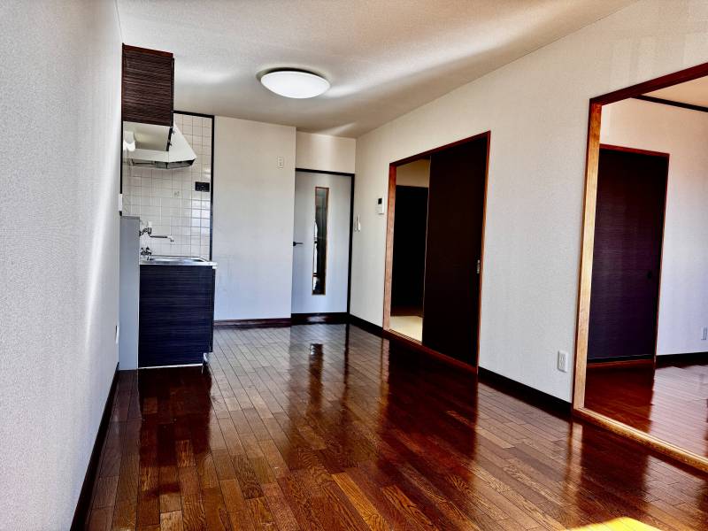 とても明るいリビングダイニングです。