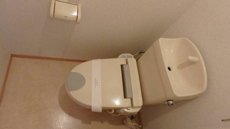 トイレ、温水洗浄便座です。