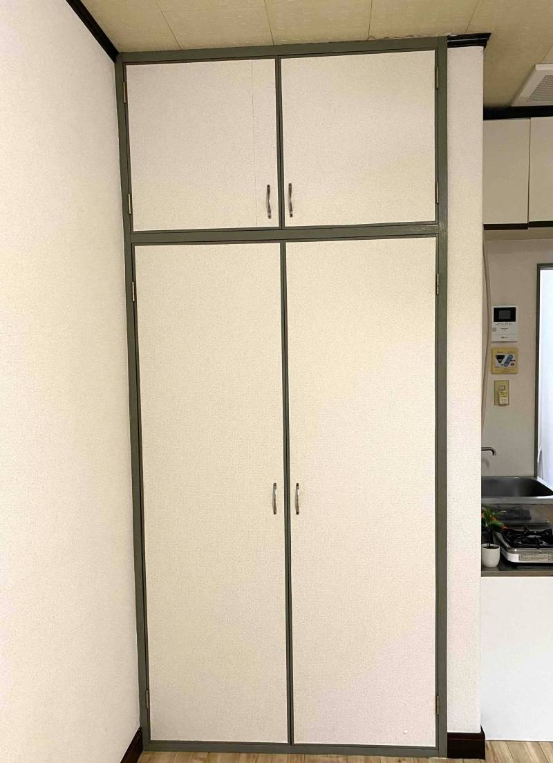 収納。奥行きがあり大容量です。