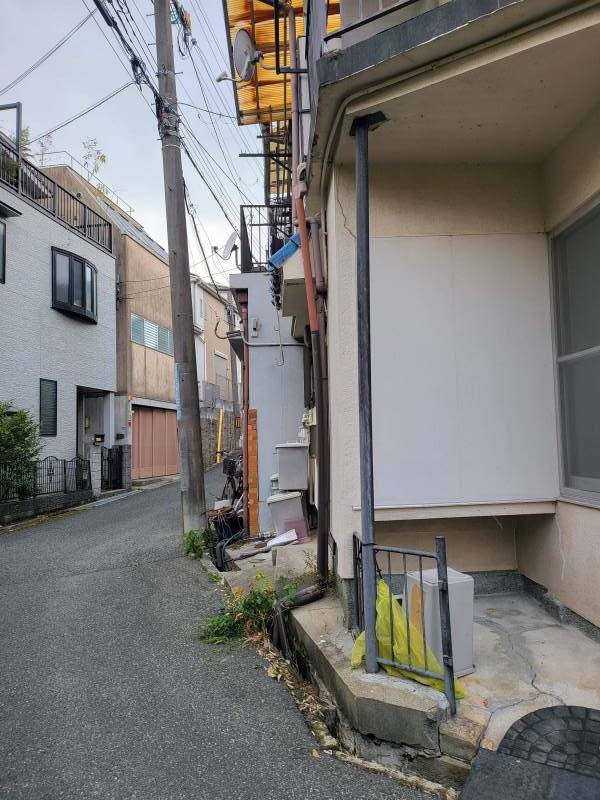 交通量も少ない。