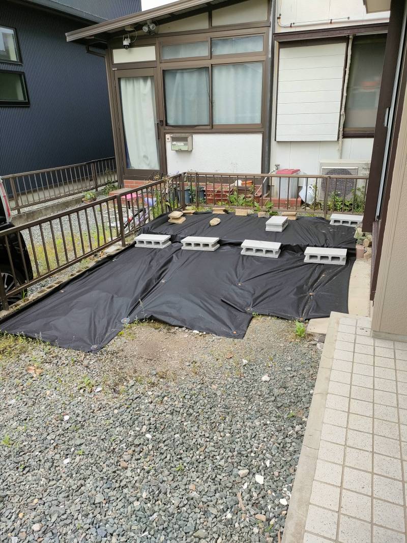 庭でBBQなど楽しむスペースもあります。