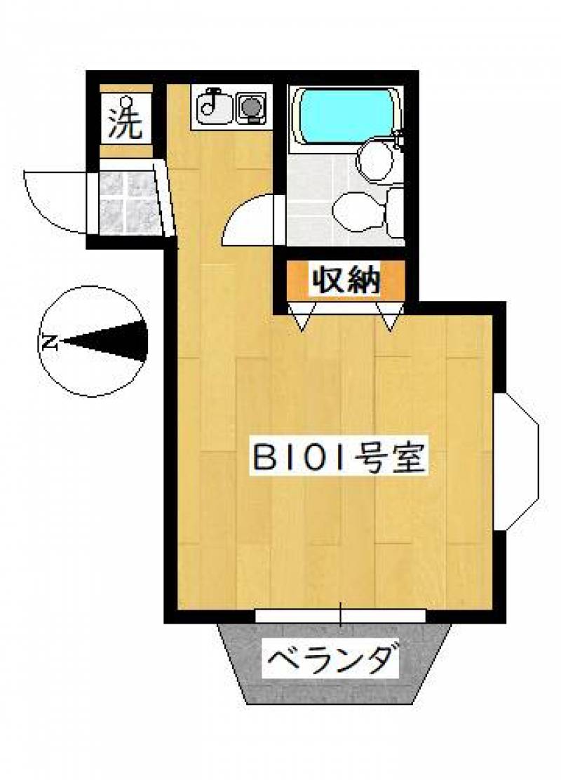 パレット西生田B　101