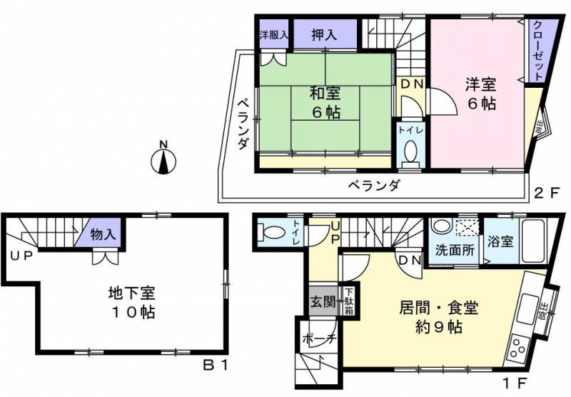 地下室が便利だな～。
荷物をいっぱい収納できるヨ～～