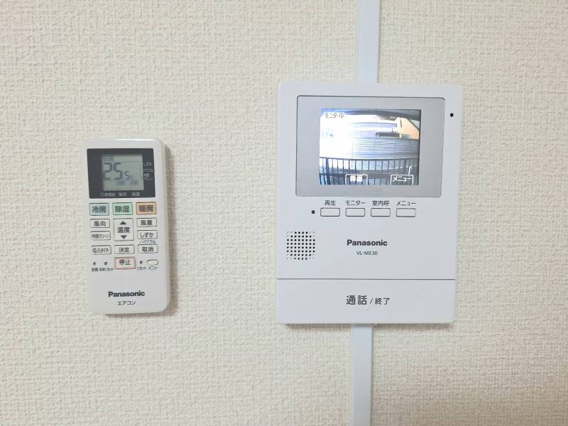 モニター付きインターホンあり