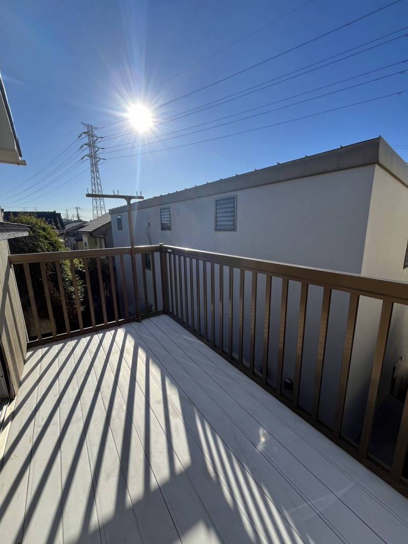 バルコニーからの眺めです。
日当たり良好です！

