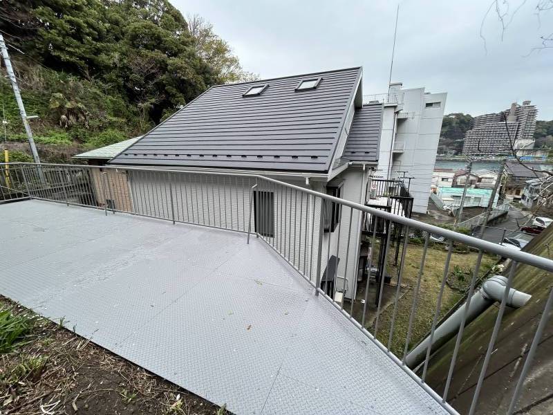 海が見えるテラスです