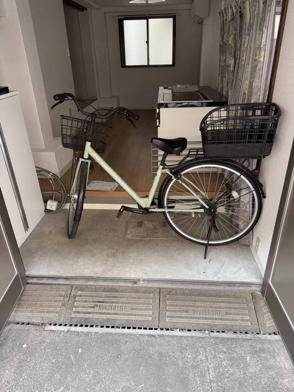 ママチャリ収納
