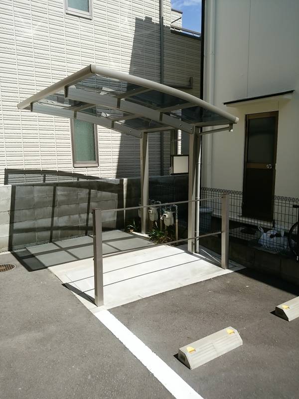 屋根付駐輪場