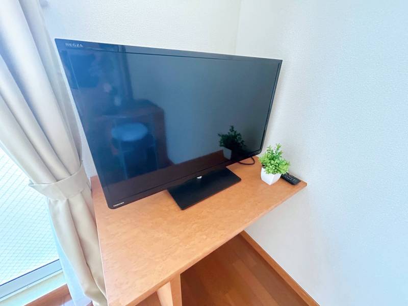 テレビ付きで便利です！