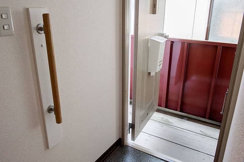 手すりがあって親切設計ですね。