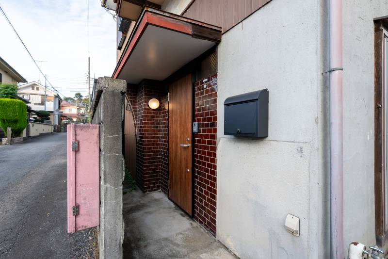 自転車も置ける玄関入口