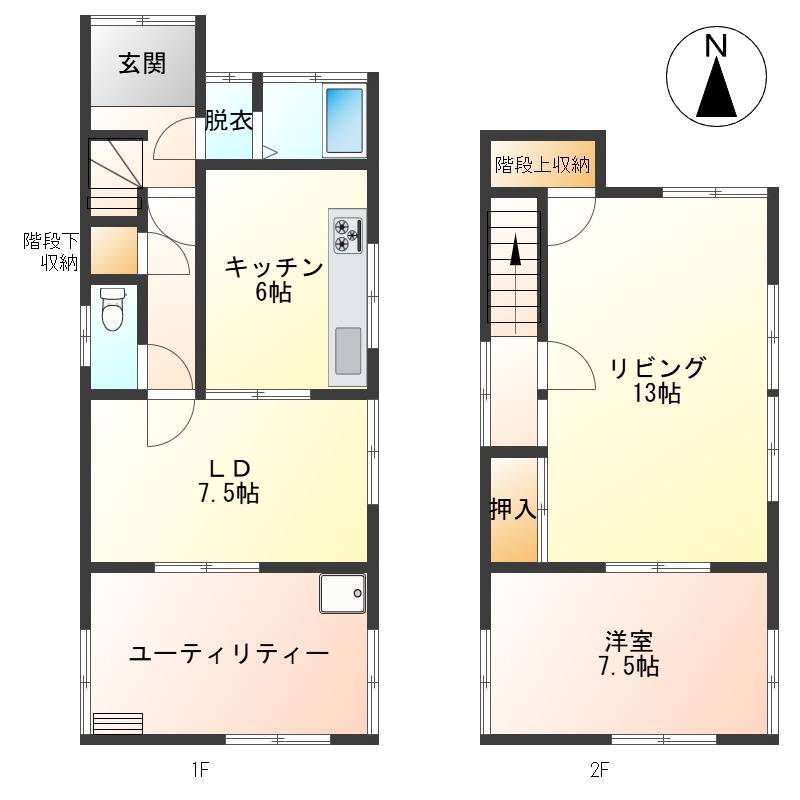 窓と収納が多く、各所に工夫が凝らされています。