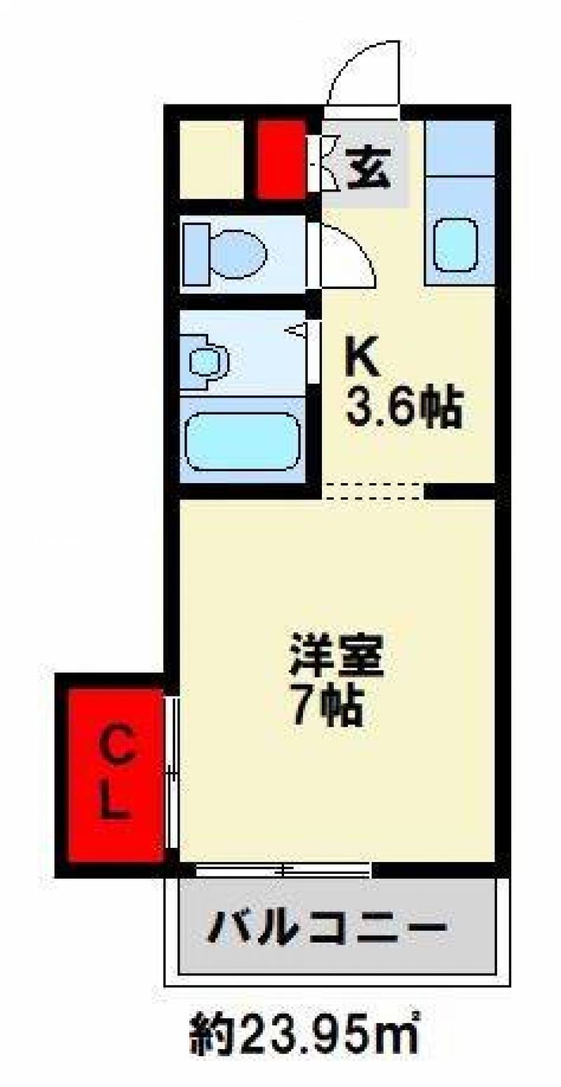 一人暮らしにぴったりの1K