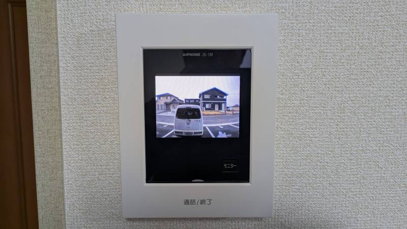 安心安全のモニター付インターホン。