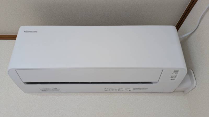 2LDK３部屋全てにエアコン設置。