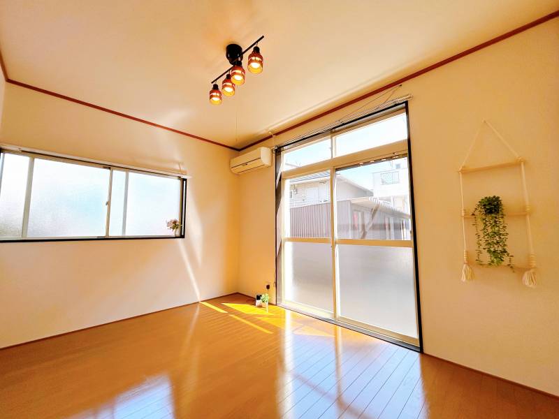 2面採光で明るく、風通し良し！