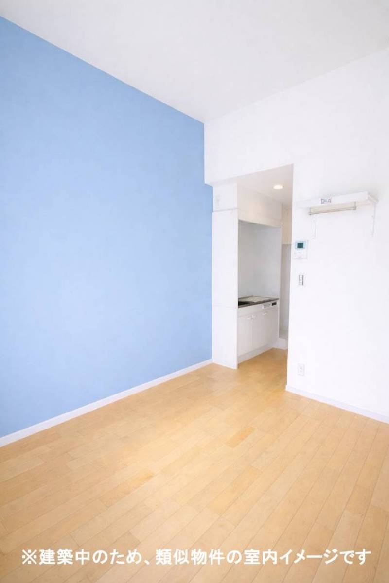 インテリアが楽しめる配色のアクセント壁