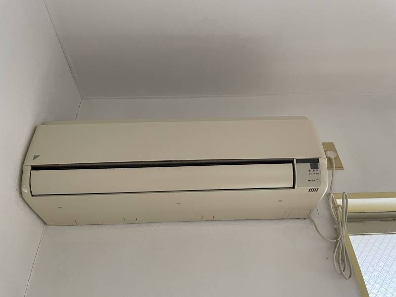 エアコン付きですぐに快適な生活を始められます