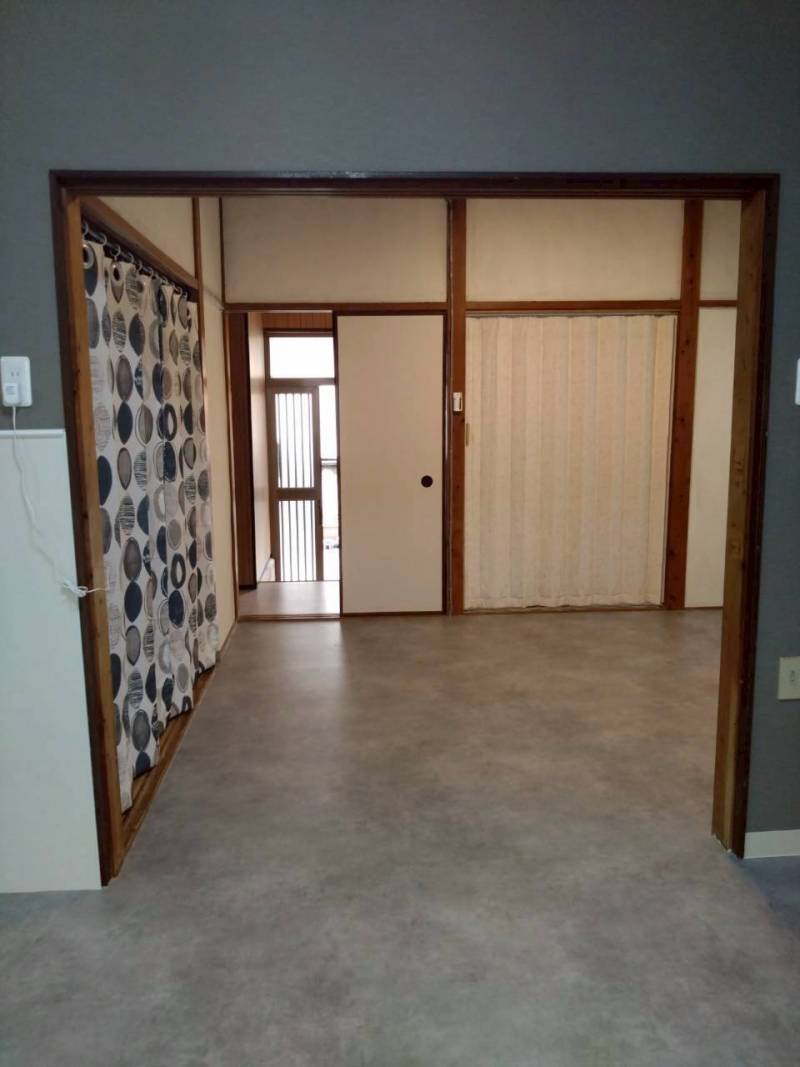 キッチンとリビングは段差なく生活していただけます