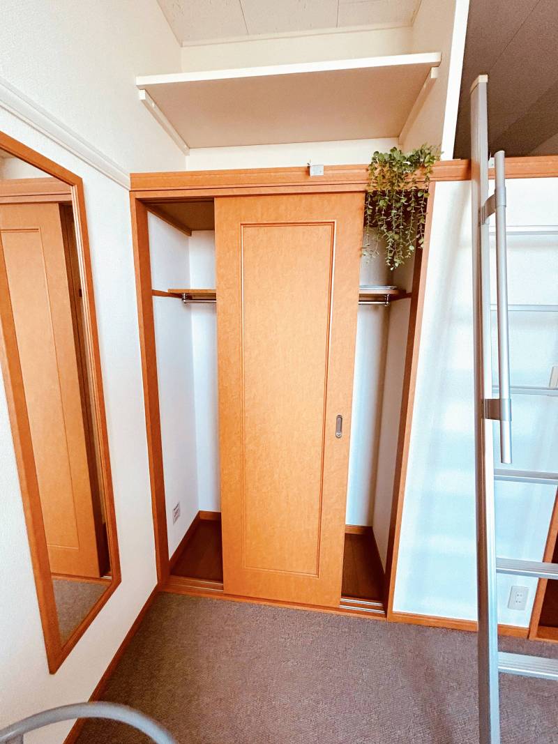 クローゼットもあり、便利・快適！