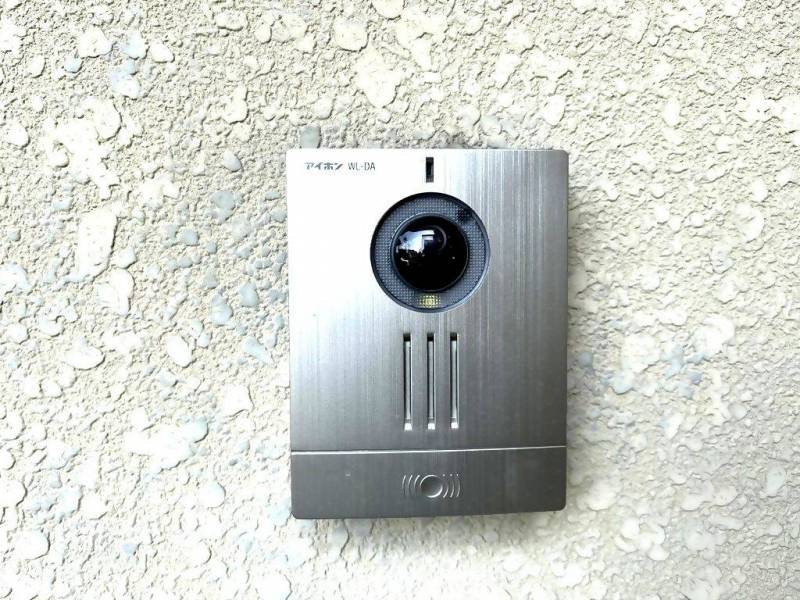 モニター越しに確認できるからセキュリティもバッチリ♪