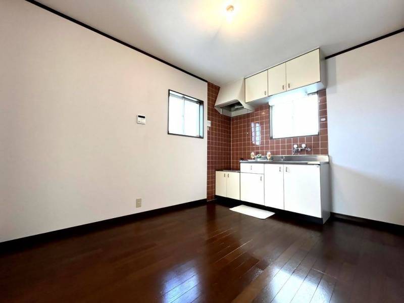 キッチンスペースも広いから食事が楽しい♪