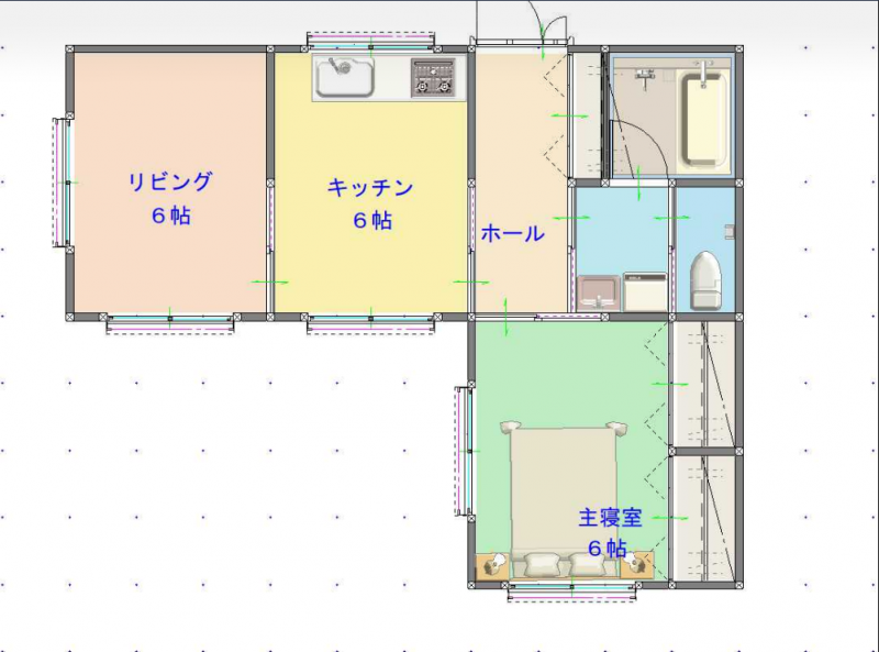 全面改装！新設した奇麗なユニットバスで快適に過ごせます！