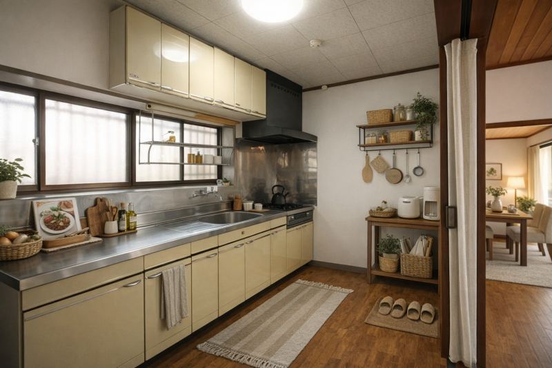 キッチンステージング例