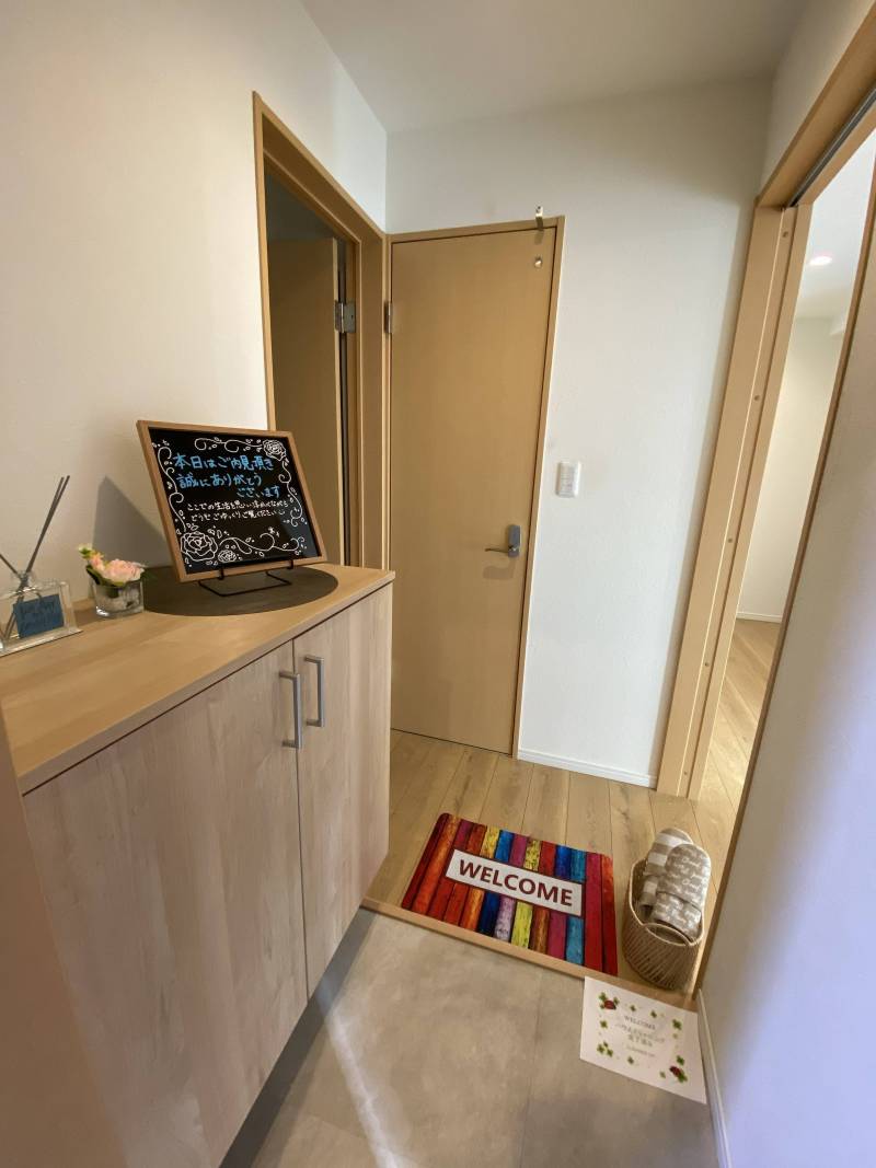 玄関には大容量のシューズボックス付き！