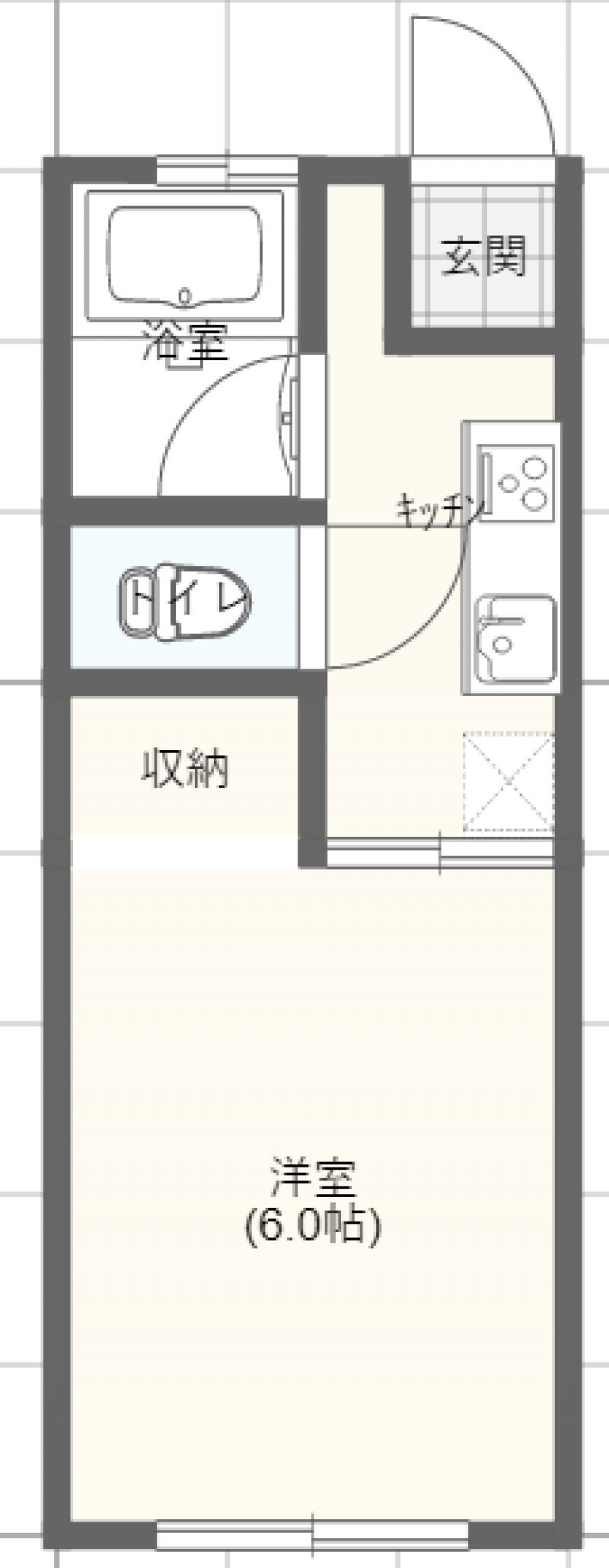 庭的な物干しスペースあります