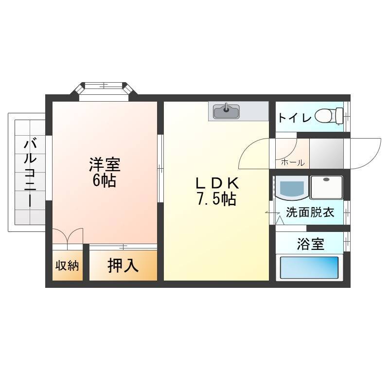 全室フローリングとなってます！出窓附き！
出窓付いてます