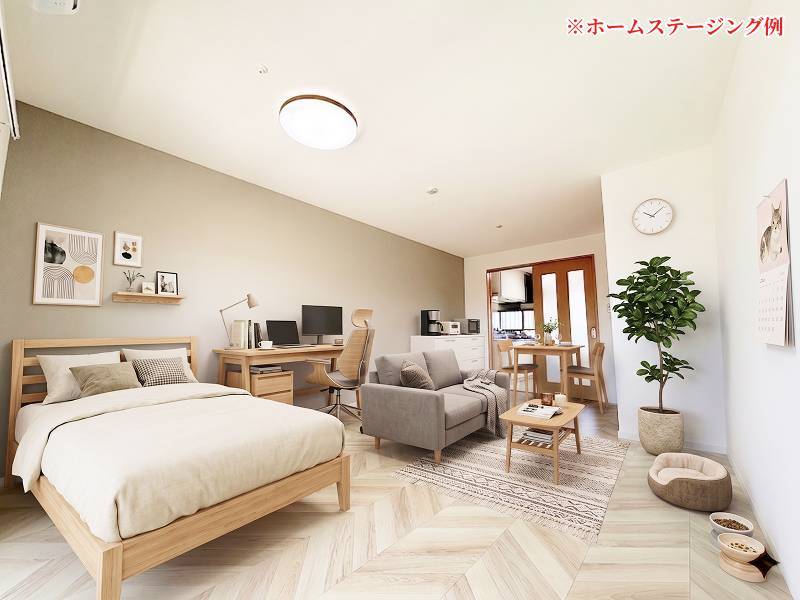 【ステージング例】家具配置後もゆとりの広さ！快適に生活♪