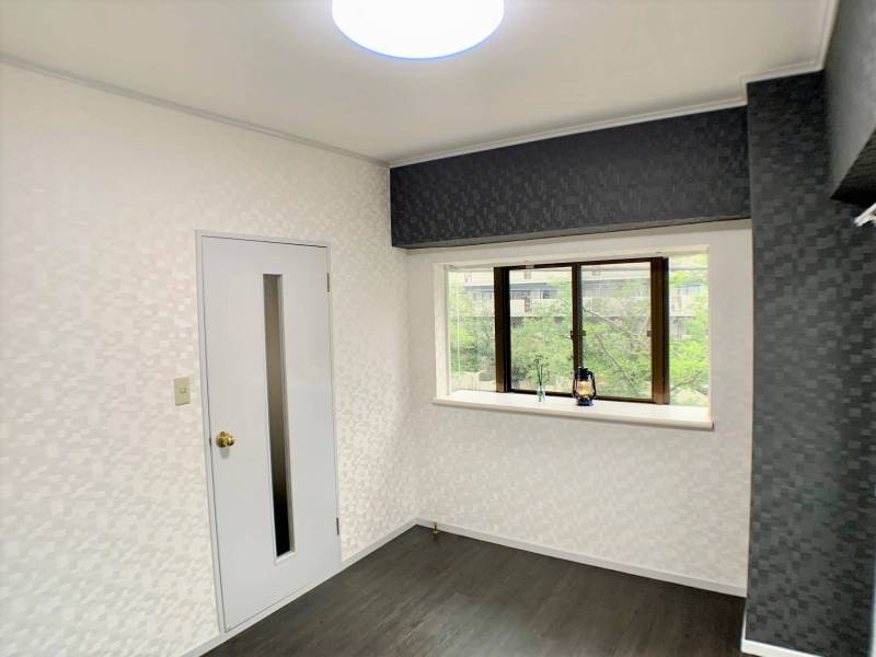 白黒を基調としたモダンな空間です