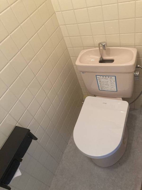 簡易水洗トイレ