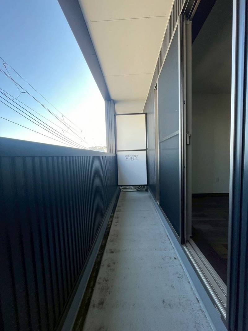 ベランダからの眺めも◎