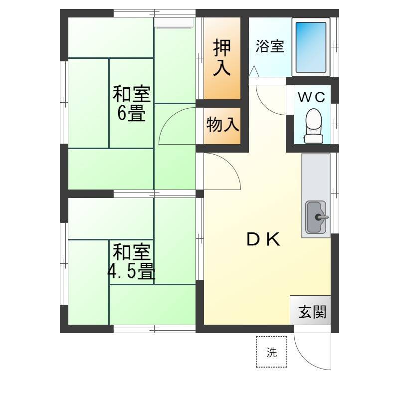 使い勝手のいい間取り♬