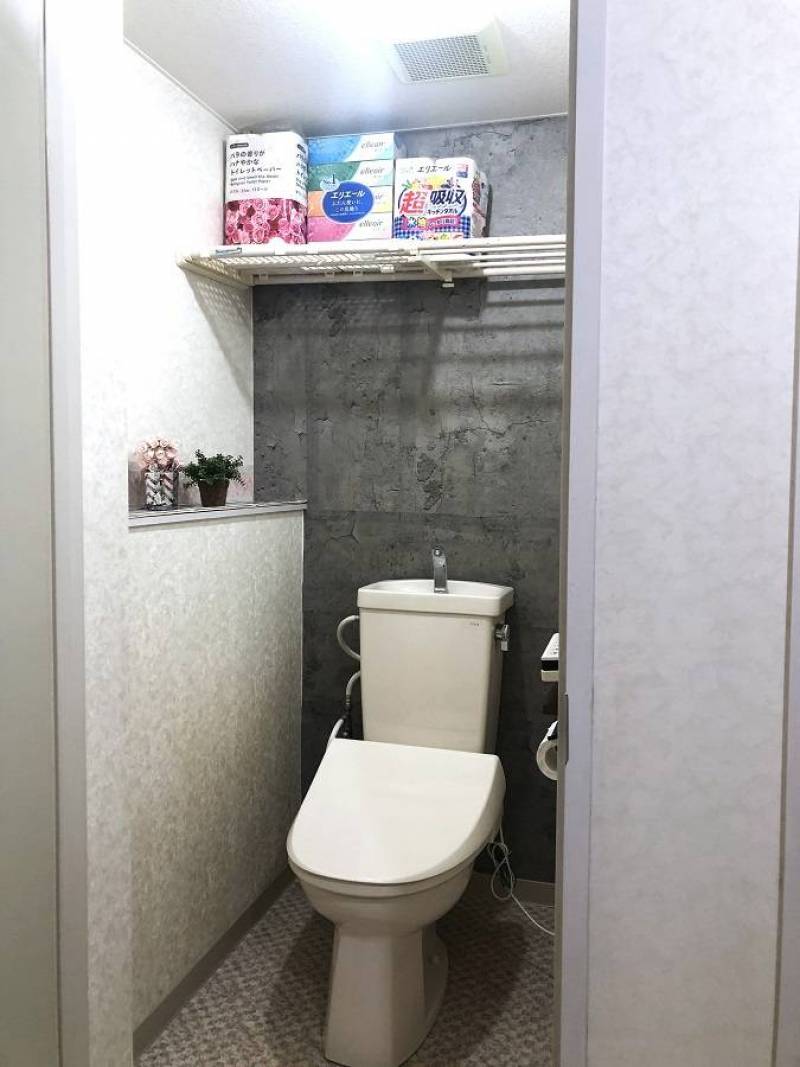 長居したくなるウオシュレット付き"おしゃれ" なトイレ